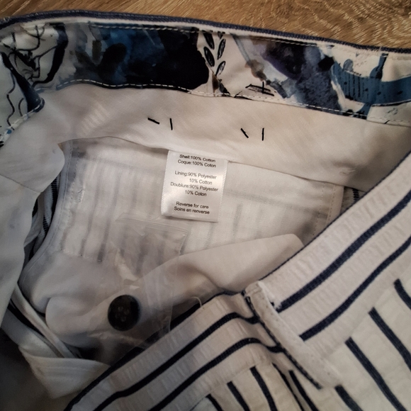 Paisley & Gray Slim Fit White & Blue Striped Pant W30 x 32L NW0T Suit Seperate - Picture 12 of 14